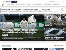 Tablet Screenshot of clickcric.com